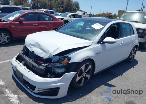 2015 Volkswagen Golf Gti 2.0T Se 4-Door from USA, damaged, VIN 3VW4T7AUXFM098038